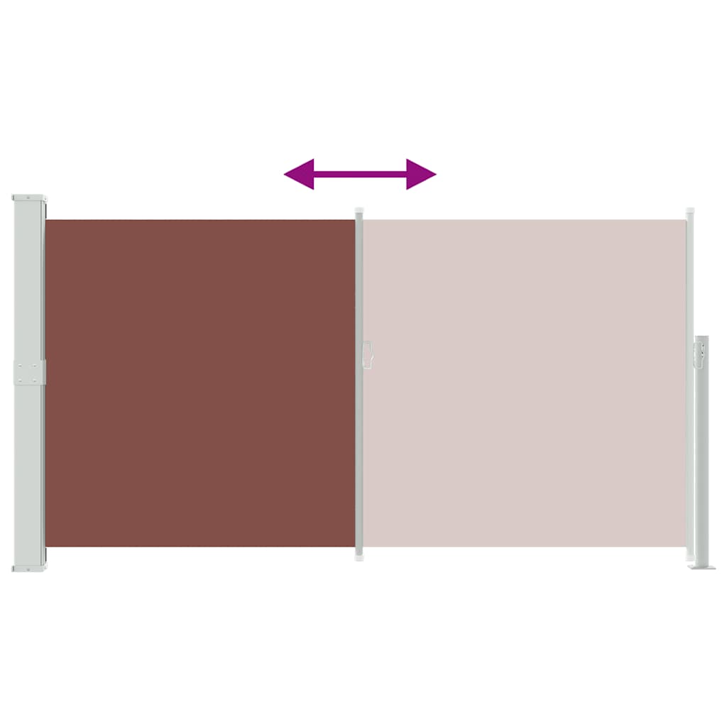 Retractable Side Awning 170*300 cm Brown