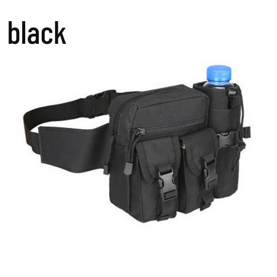 Tactical Waist Bag for Outdoor Sports: Cycling, Travel, Men's & Women's Multi-Use Bag with Water Bottle Holder