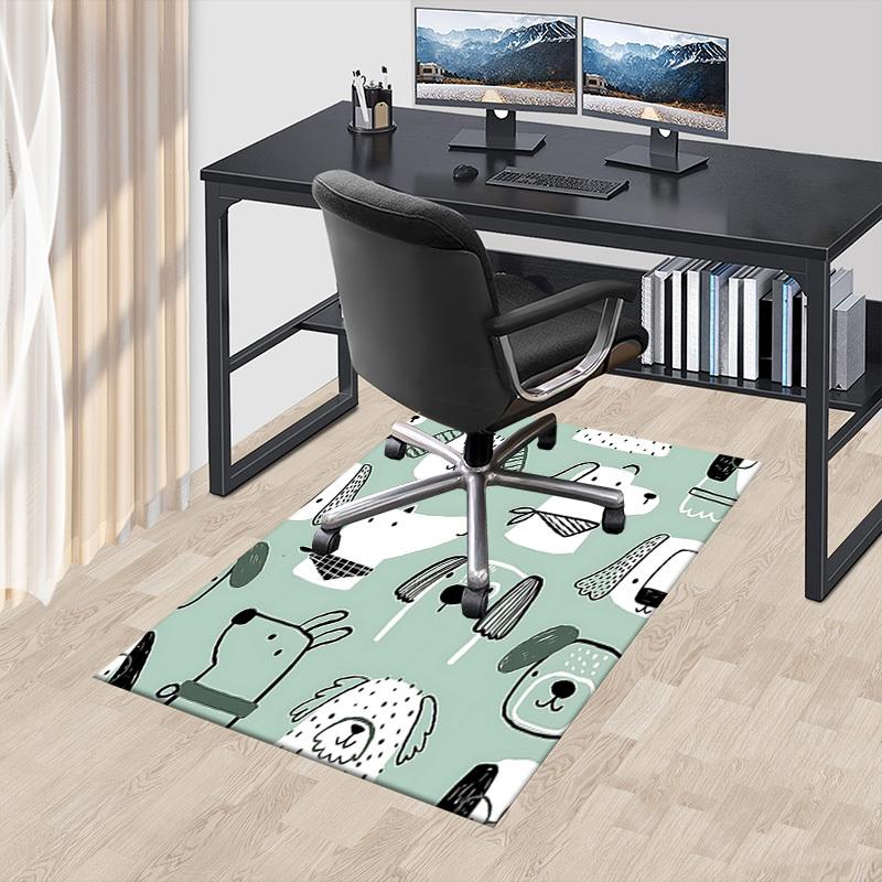 1PC Dogs Pattern Extra Large Non Slip Floor carpet, Office, family, bedroom Large Area Rug Indoor Rugs, Vibrant Colors