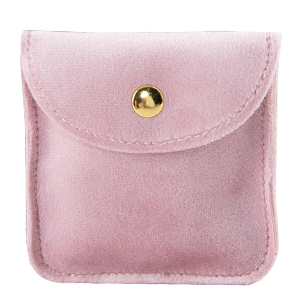 Stylish Flannel Jewelry Storage Pouch Contemporary Jewelry Packaging Bag Handy Storage Container for Jewelry Collector