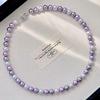 Handmade Imitation Pearl Fresh & Sweet Necklace with Light Luxury No-Buckle Design
