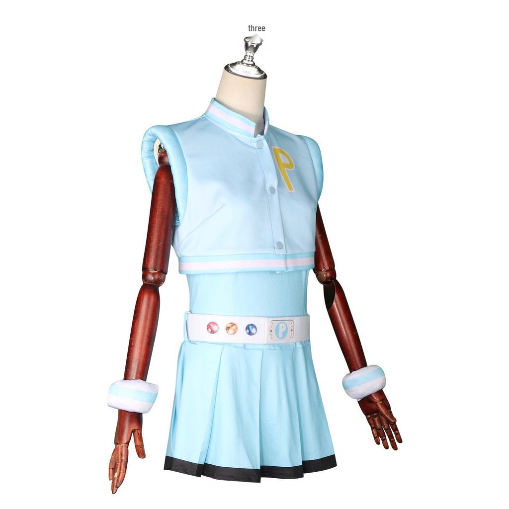 Powerpuff Girls Cosplay: Super Blossom, Buttercup, and Spinning Bubbles Anime Costumes