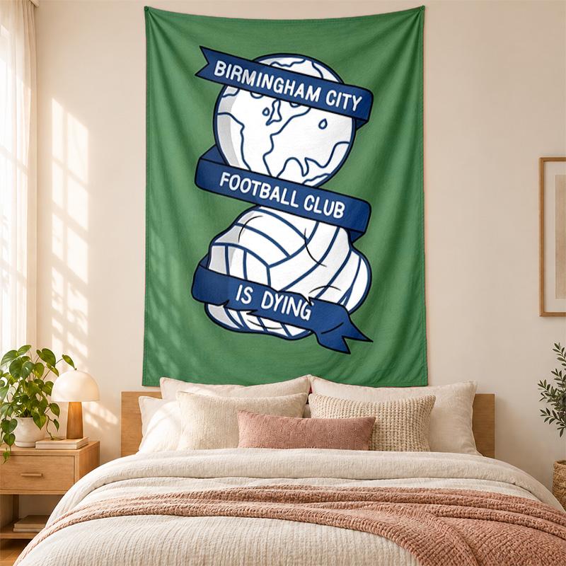 Birmingham City FC Tapestry Highquality for Decorating Living Room Bedroom Dorm Walls Ideal As Bedroom Wallart Orholiday Gift