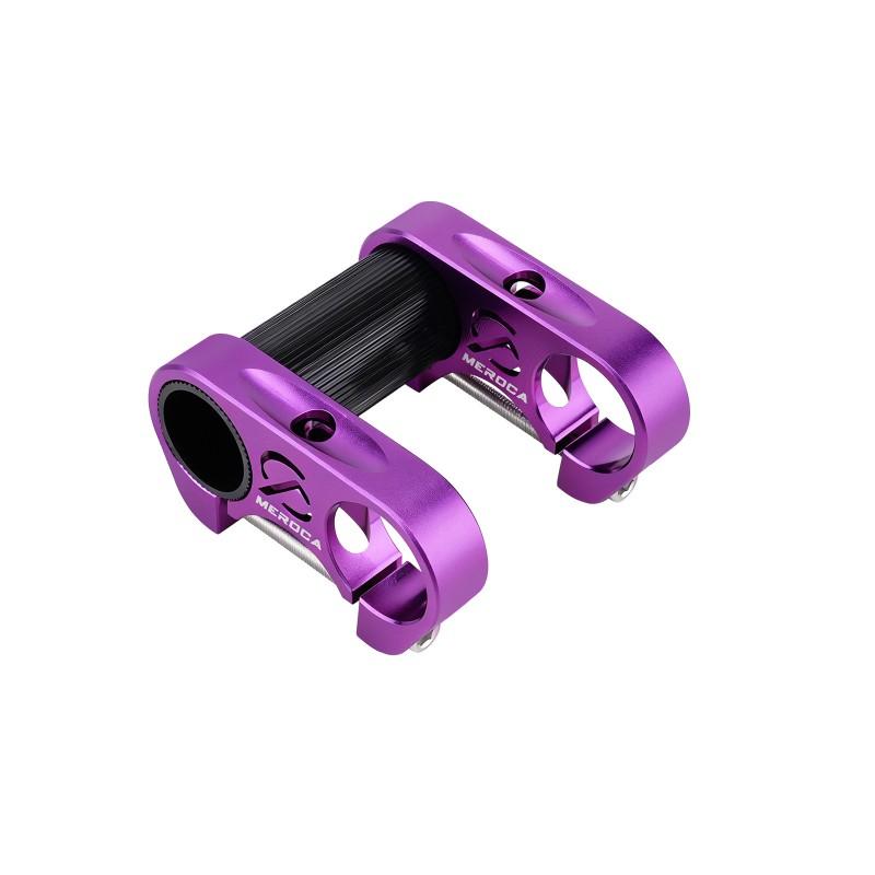 Adjustable Aluminum Bicycle Stem Dual Clamp 25.4mm Folding Bike Handlebar Upgrade DS01