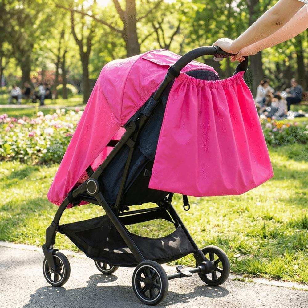 Large Capacity Stroller Hanging Bag Oxford Fabric Baby Stroller Bag Travel