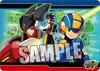Character All-Purpose Rubber Mat, Mega Man Battle Network Team of Colonel, Approx. 520mm Long X 370mm Short X 2mm Thick