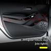 Car Door Anti Kick Pad Protection Stickers for Toyota Corolla 2014-2025 Glove Box Carbon Fiber Anti-dirty Sticker Accessories