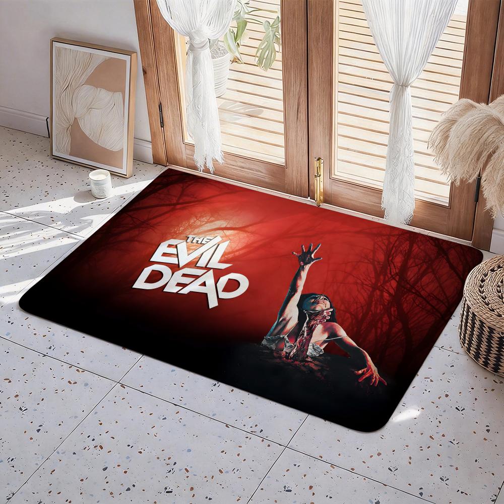 The Evil Dead Poster No Framed Floor Mat Eco - Flannel Doormat Non-Slip Odorless Indoor Floor Rug Soft Short Plush Home Mat