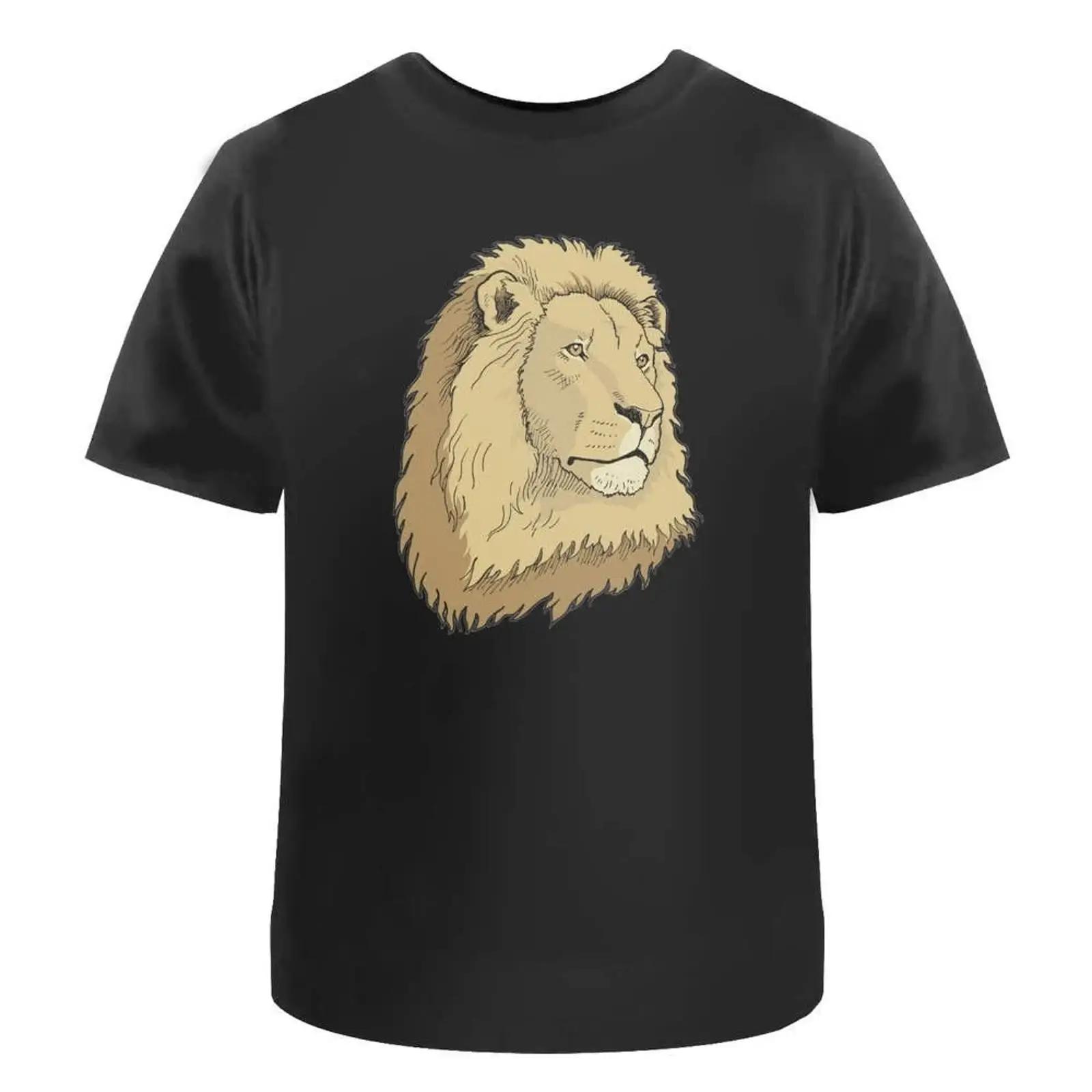 

Proud Lion Portrait T Shirt 100 Cotton S XXL TA058281 vintage Washed streetwear Slightly Stylish Top For Everyday Wear Unisex 5XL різнокольоровий