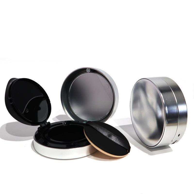 13g Empty Air Cushion Compact – Portable Case with Mirror and Sponge for BB Cream or Foundation