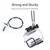 30/60Cm Protable Safety Strap Stainless Steel Lanyard Cord Wrist String Hand With Long Curved Screw For Sport Camera Accessories
