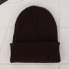 Unisex Fluorescent Acrylic Beanie – European and American Candy Color Knit Hat for Autumn and Winter