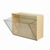 WallMounted Storage Box Dropdown Door WallAttached TwocompartmentCompartment Clear Organizer
