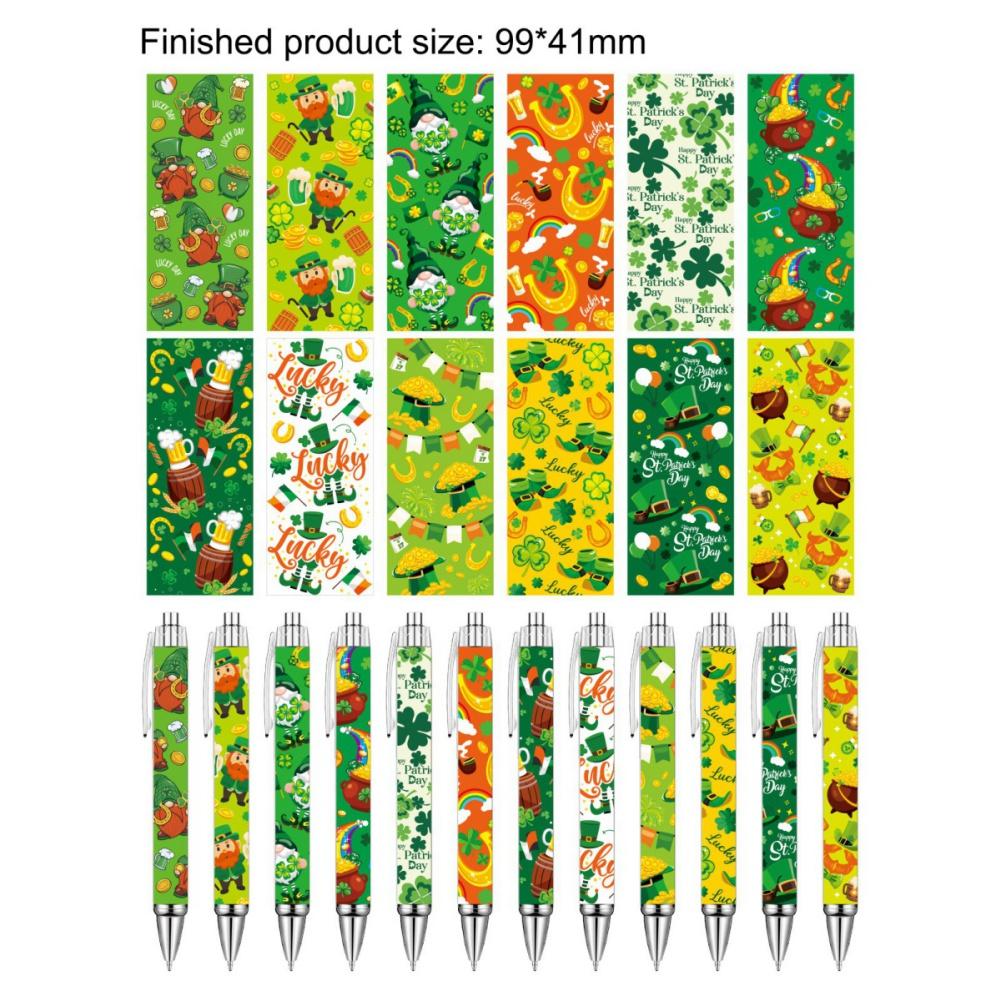 

Декоративные ручки Irish Festival Roll Paper Pens 12 стилей 12 штук 12pcs