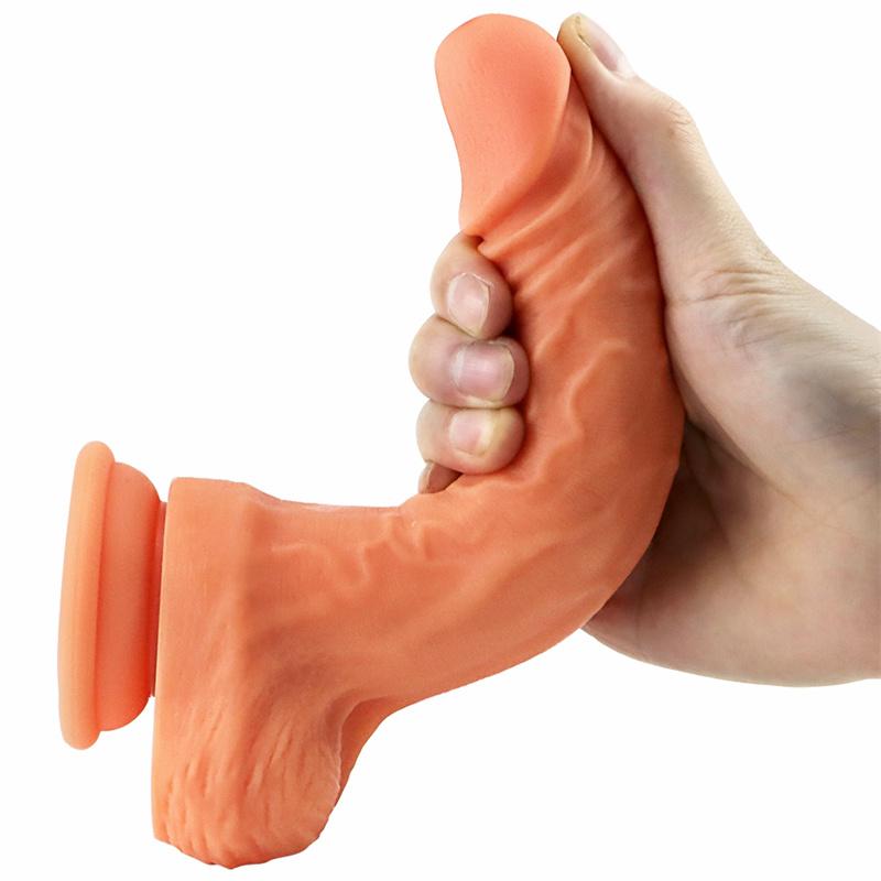 Liquid Silicone Simulation Penis Fake Stem Super Long Female Sex Toys Masturbation Device Dildo Super Manual