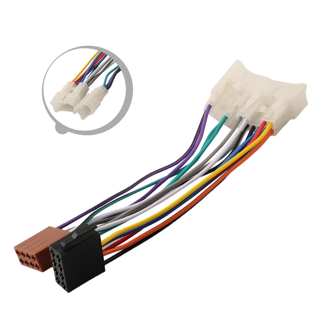 1 Pcs Car Stereo Radio Harness Radio Wiring Harness Connector Adapter For Toyota Car Stereo Radio Wiring Harness Radio Accessories 4