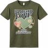 Inspirational T Shirt Spread Love Positivity Quote Graphic Tee Casual Top