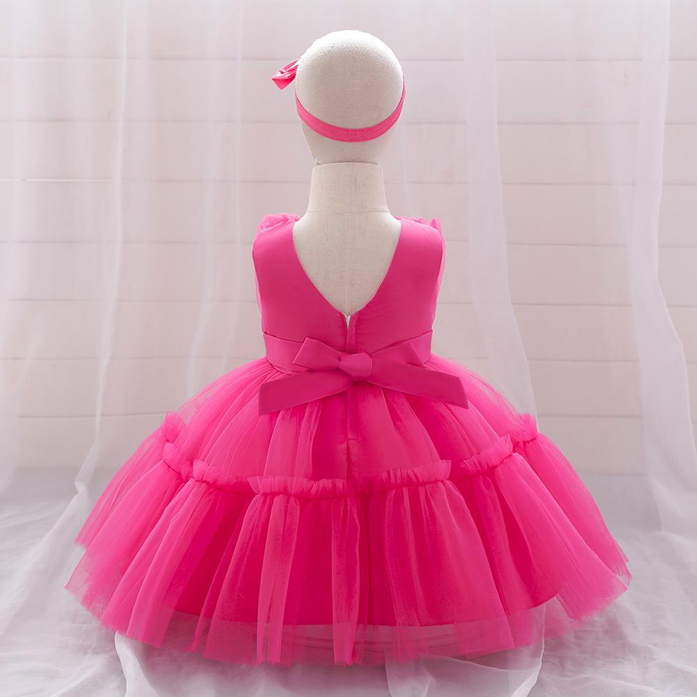 0-3Y Christmas Dress Newborn Baptism Wedding Dress for Baby Girl First Birthday Party Wear Toddler Girl Christening Gown Clothes L2066