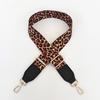 Bag Accessories 3.8 Wide Shoulder Strap Load-reducing Backpack Strap Leopard Print Bag Adjustable Leather Long Shoulder Strap