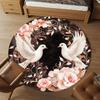 1PC Doves Flowers Office Round Area Rug, Under Office Chairs Bedroom Living Room Home Decor, Carpet for Office -1110078