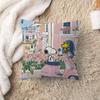 The SSnoopys Show Cartoon Pillow Gifts Home Office Furnishings Bedroom Sofa Car Cushion Cover case xcm