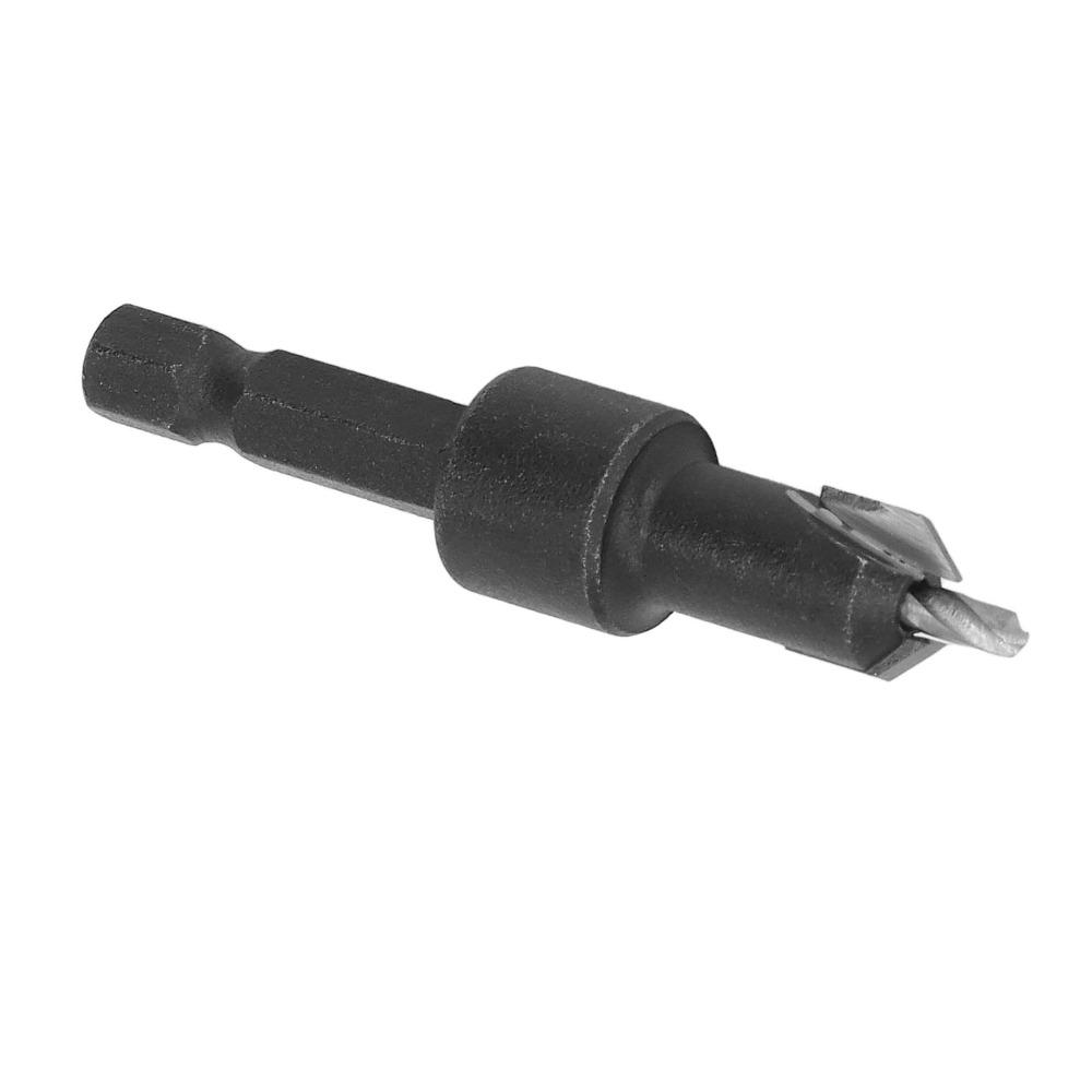 1/4 Hex Shank Countersink Drill Bit Milling Cutter  Woodworking Chamfer Drilling and Countersinking