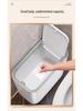 2024 Wall-Mounted Trash Can with Lid for Narrow Spaces - Perfect for Bathroom, Kitchen, or Living Room