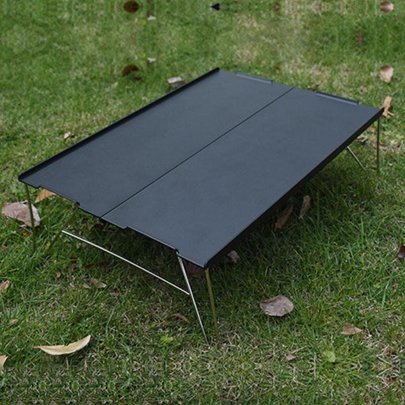 Lightweight Aluminum Tables Top Waterproof Travel Table Fold Up Table Camping Table Portable Folding Camping Side Table