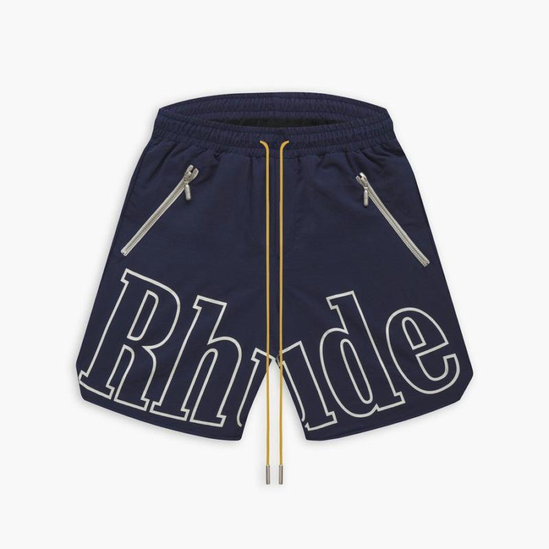 RHUDE Retro Marlboro Patchwork Striped Men's Five-Point Sports Shorts