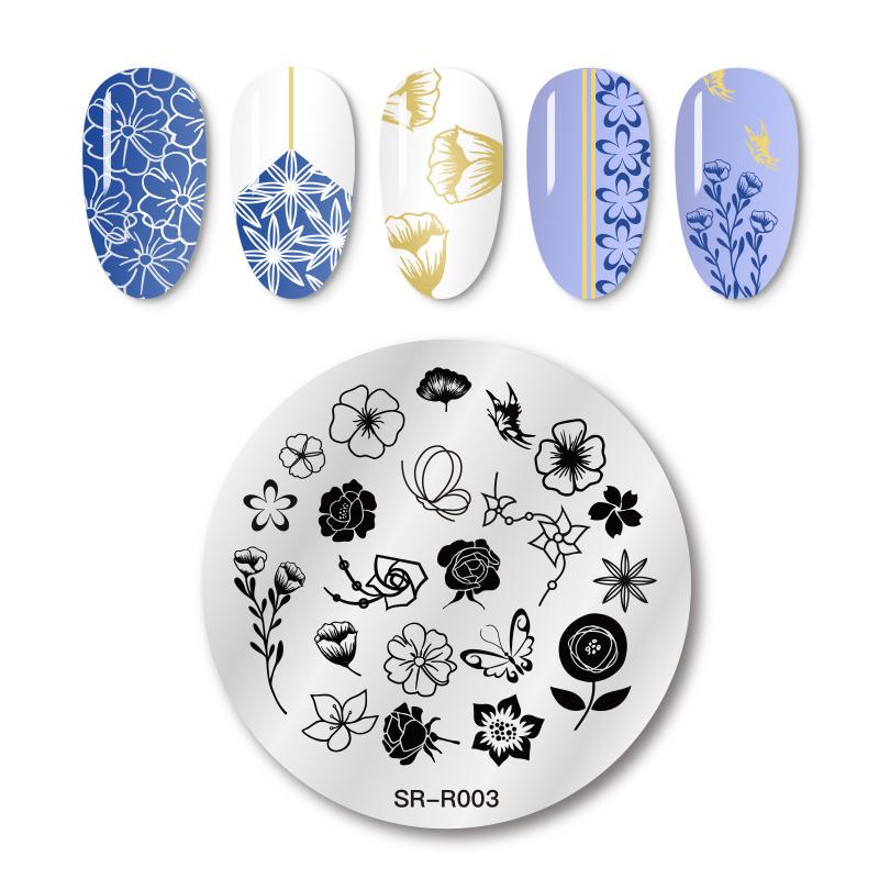 Nail Art Stamping Template Nail Decoration Designed Image Plate