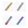 1Pc Portable Barber Hairdressing Tool Hair Salon Electroplating Haircut Hairdressing Comb Men Flat Head Comb
