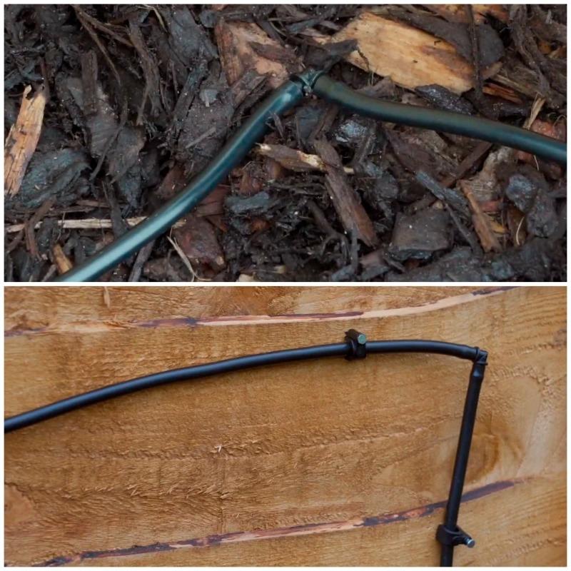 400/200PCS Garden Irrigation Joint Drip Irrigation Barbed Connectors, Universal Barbed Tee Fittings , Fits 1/4 Inch Drip Tubing (4/7Mm Tee Pipe)