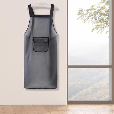 Modische Küchenschürze mit großer Tasche Wasserdichtes TPU Make-up für Restaurant