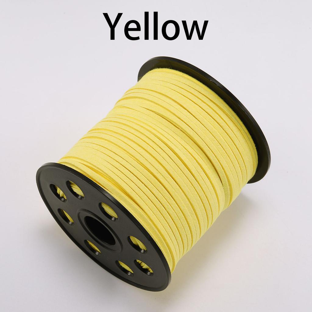 5/10/20m 2.5*1.2mm 1Rope Flat Faux Suede Braided Cord Velvet Leather Handmade String For DIY Jewelry Making Needlework Supplies