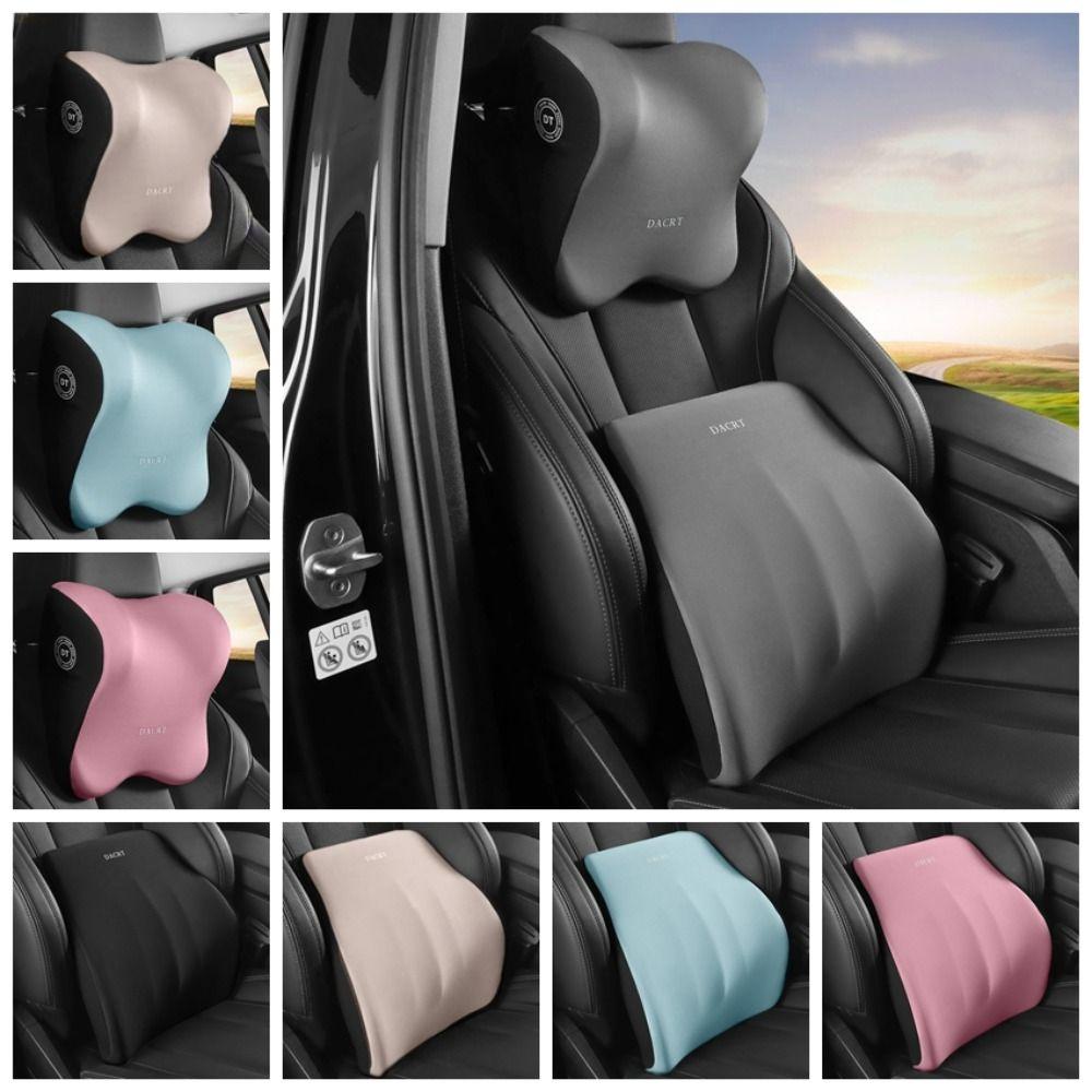 Ergonomic Design Lumbar Support Memory Cotton Backrest Cushion Comfort Car Cushion  Car