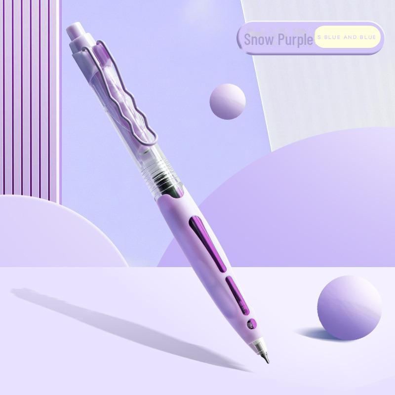 

Улучшенная черная нейтральная ручка — быстросохнущая ручка с двумя шариками толщиной 0,5 мм для офиса и экзаменов 0.5mm