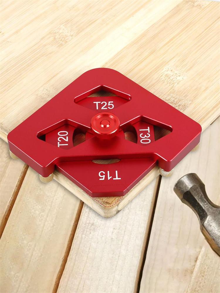 Woodworking Round Corner Chamfer Template Arc / T Corner Gauge Trimming Machine Wood Edge Jig Locator Fillet Arc Tool Kit