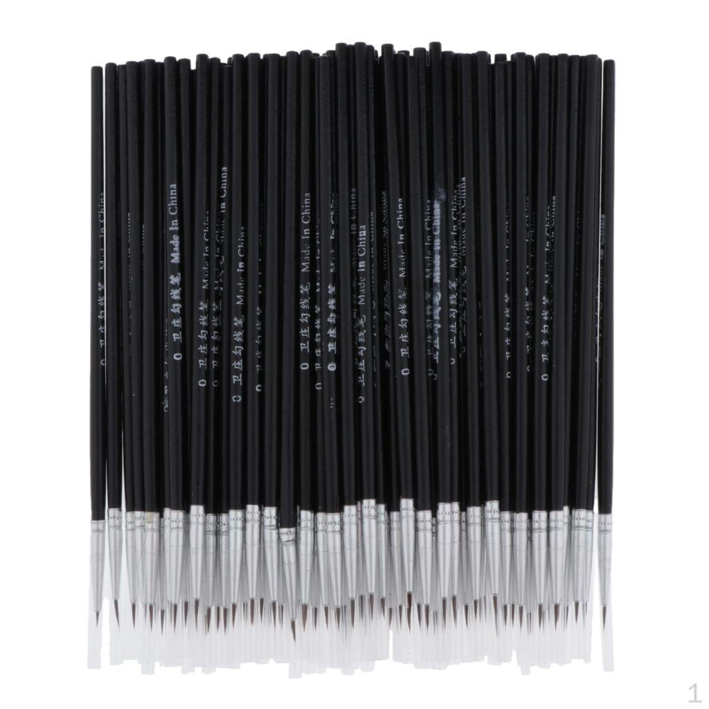 

Нейлоновая художественная акварельная акриловая кисть для рисования 0.7x0.2cm