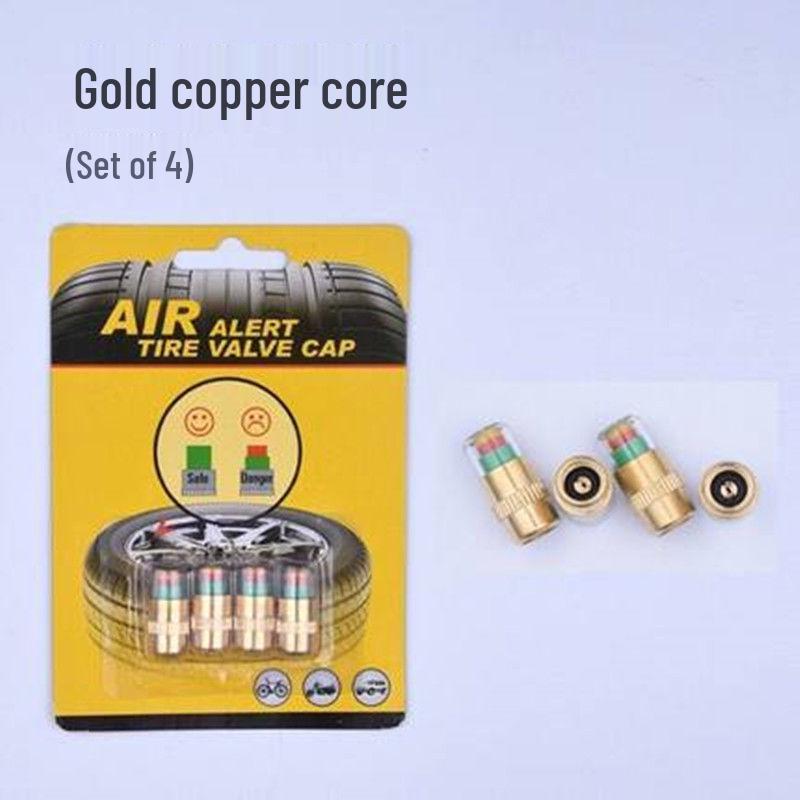 Wireless Tire Pressure Monitoring Cap: Vacuum Detection & Warning Valve Nozzle