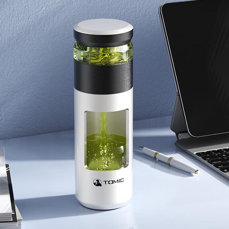 TOMIC 520ml Pure Titanium Tea Infuser Insulated Bottle