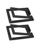 Small Desktop Metal Speaker Stand for HIFI Audio - Sound Insulation & Shock Absorption