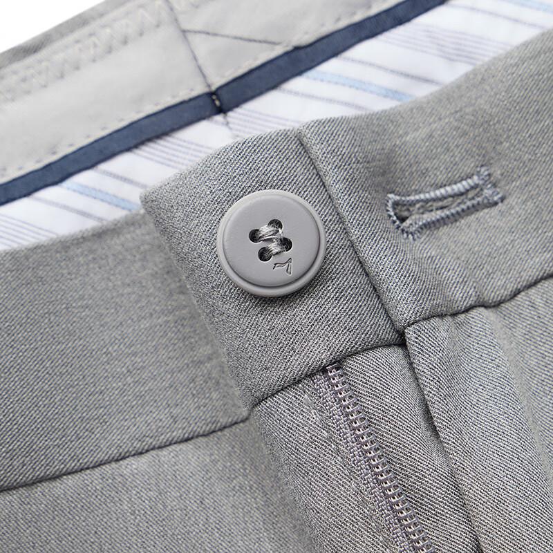 Septwolves Men's Lyocell Blend Business Casual Trousers