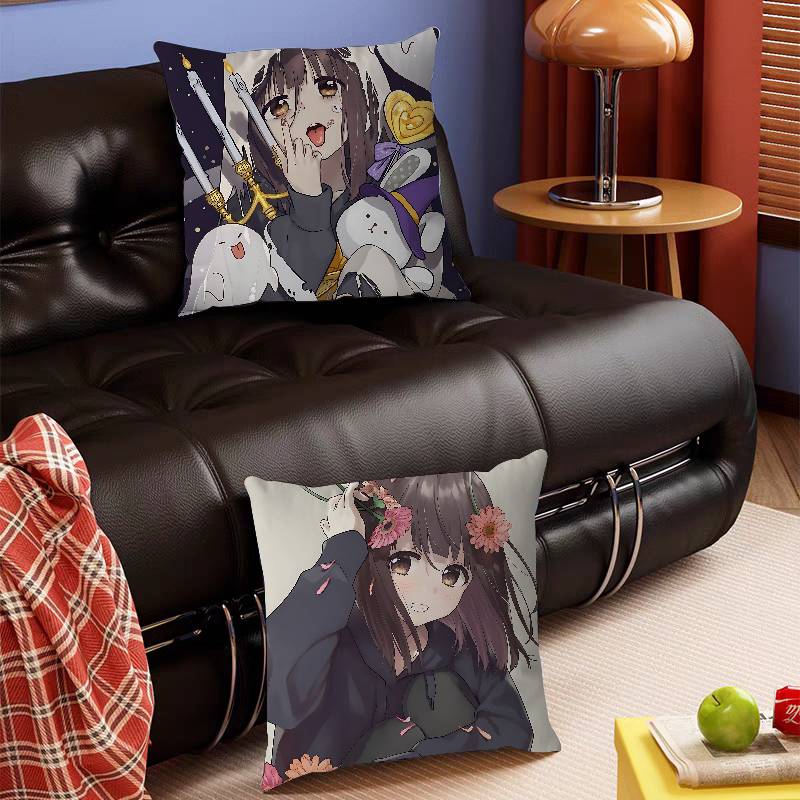 M-Menhera-chan Personalized Pillow Dust Cover Bedroom Kids Party Decoration Pillowcase Birthday Children Gift