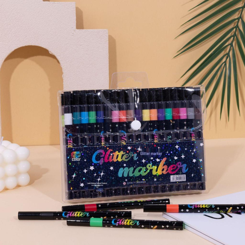 PVC Glitzer Gelstifte für Acrylmalerei und Journaling