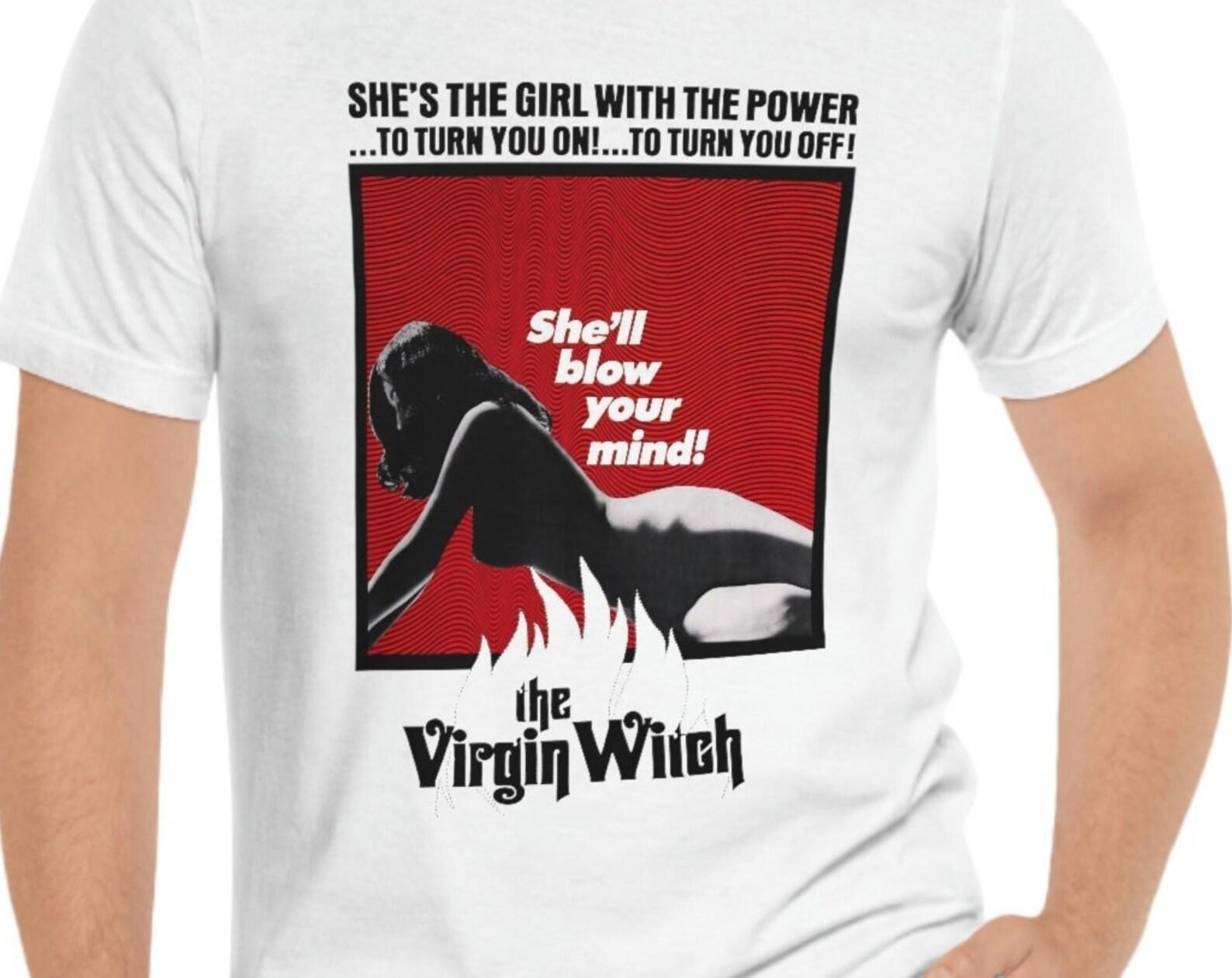 The Virgin Witch T-Shirt Short Sleeve Movie Tee 4XL