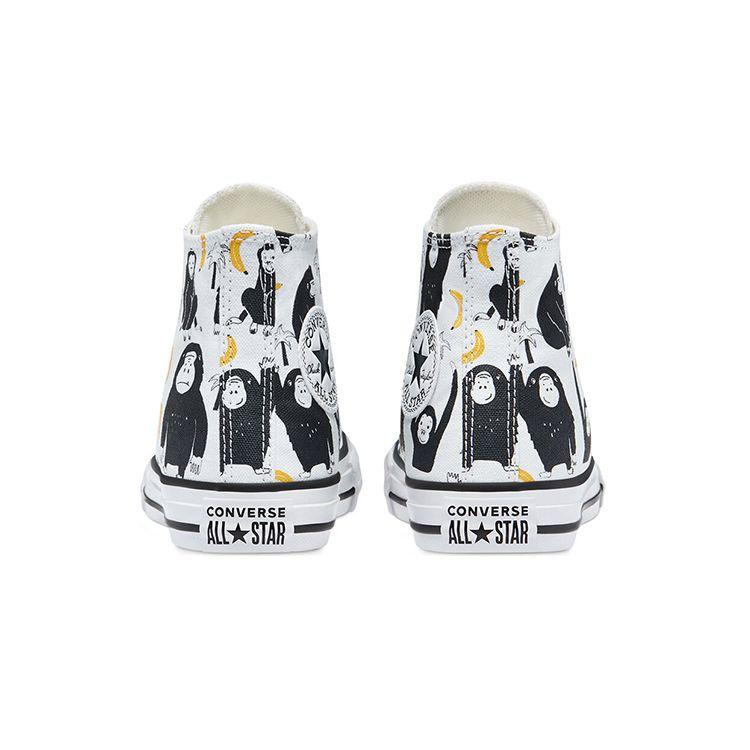 Converse Chuck Taylor All Star High Top Canvas Shoes Kids Sneakers Black White 671127C