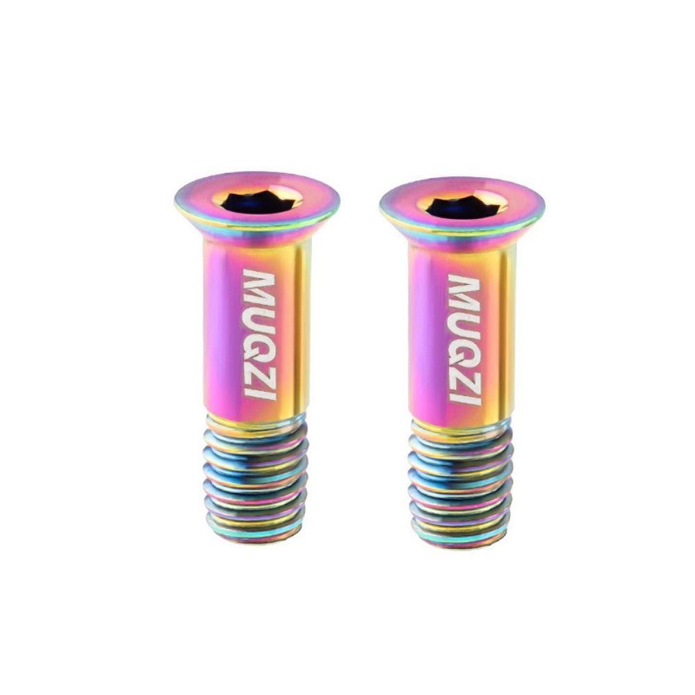 2PCS M5 Screws Rear Derailleur Jockey Wheel Screws Bicycle Rear Guide Wheel Screw  MTB