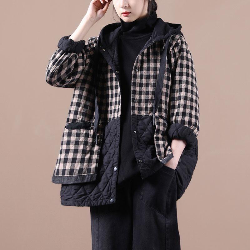 Women's autumn and winter coats Women's new autumn and winter cotton clothes Thickened cotton tops Cotton clothes Middle and old