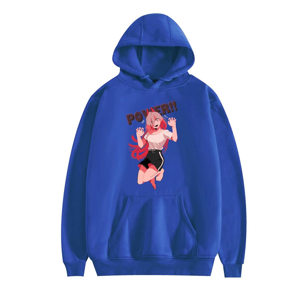 New Fashion Chainsaw Man Hoodies Cartoon Printed Sweatshirts Casual Long Sleeve Tops for Men Women