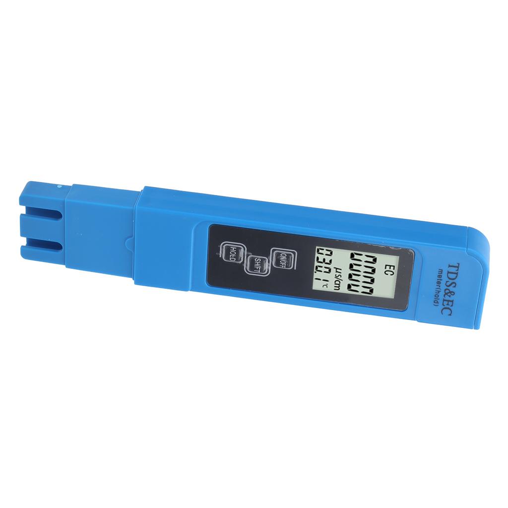 3?In?1 Water Quality Tester Portable TDS EC Temperature Meter with HD LED DisplayBlue